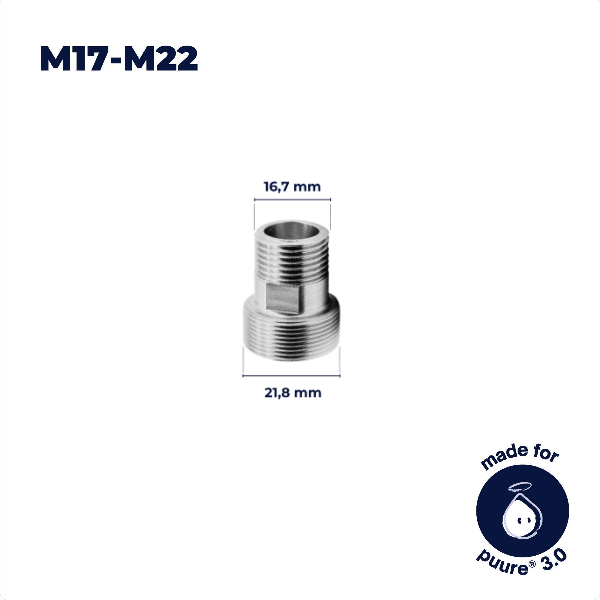 M18–M22 KRAANADAPTER