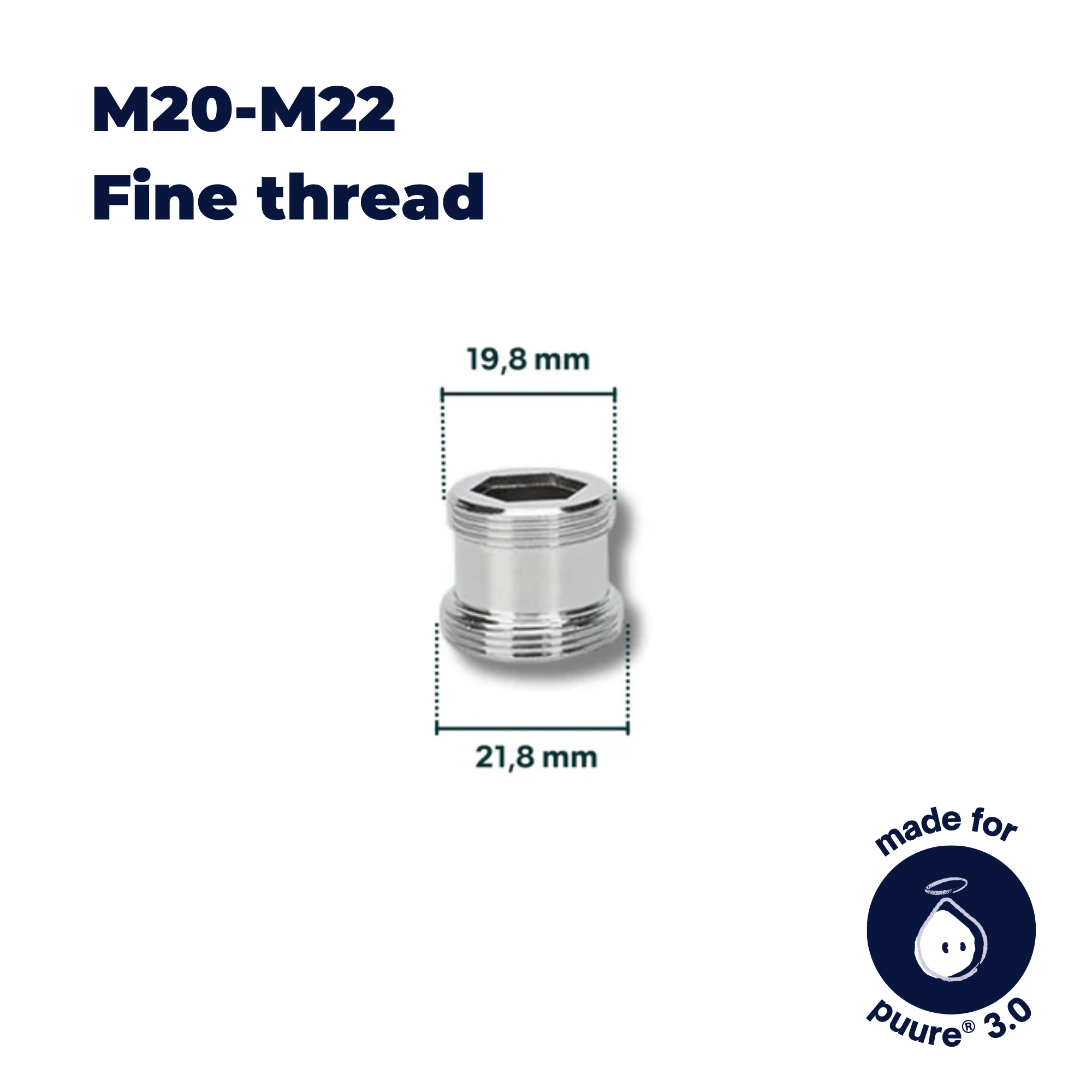 M18–M22 KRAANADAPTER