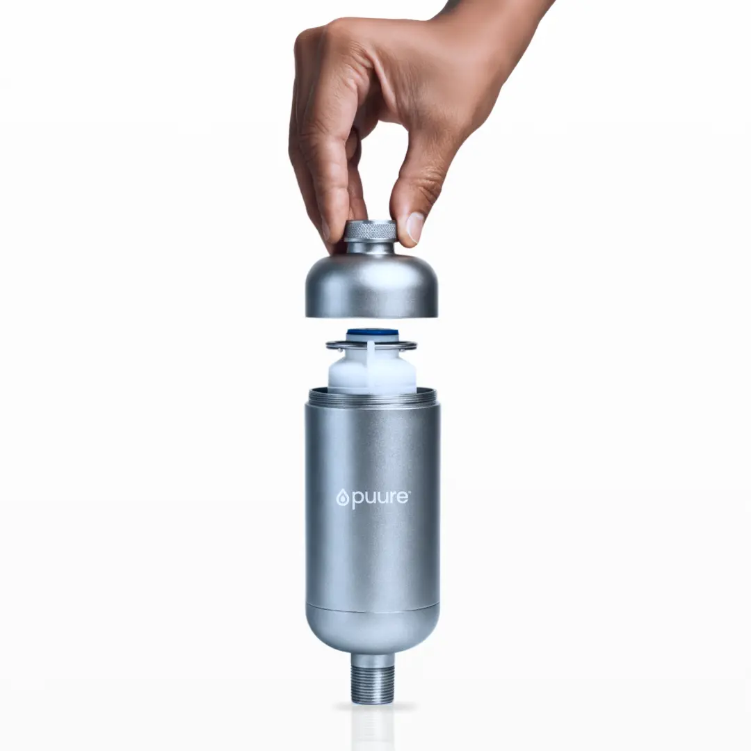 Puure®️ 3.0 Douchefiltersysteem – Kit voor 4 maanden