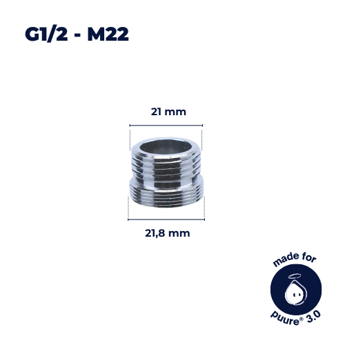 G1/2–M22 KRAANADAPTER